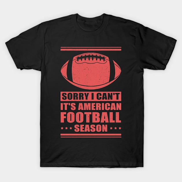 It's American Football Season | Footballer Gift T-Shirt by Streetwear KKS